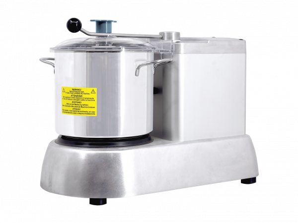 Omcan 47083 22 In. 9 Qt. Bowl Cutter, 1 HP Variable Speed 600-2800 RPM, Stainless Steel Bowl, 110V