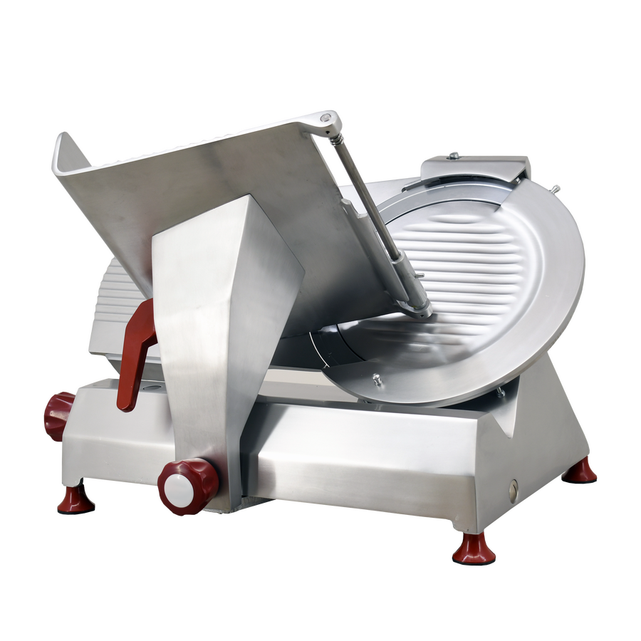 Omcan MS-IT-0350-L 14 In. Medium Duty Belt-Driven Meat Slicer, 370W, Anodized Aluminum Body