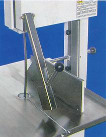 Omcan BS-BR-1880 25 In. Tabletop Band Saw, 74 In. Blade, 370W, Sliding Stainless Steel Table, 110V