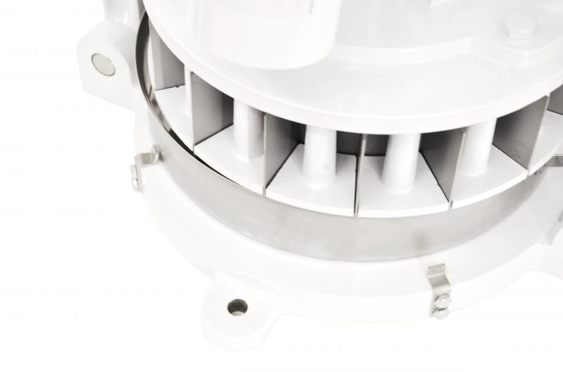 Omcan 10839 18 In. Manual 30-Division Dough Divider, 2.2 to 6.6 lb Capacity, White Enamel Finish