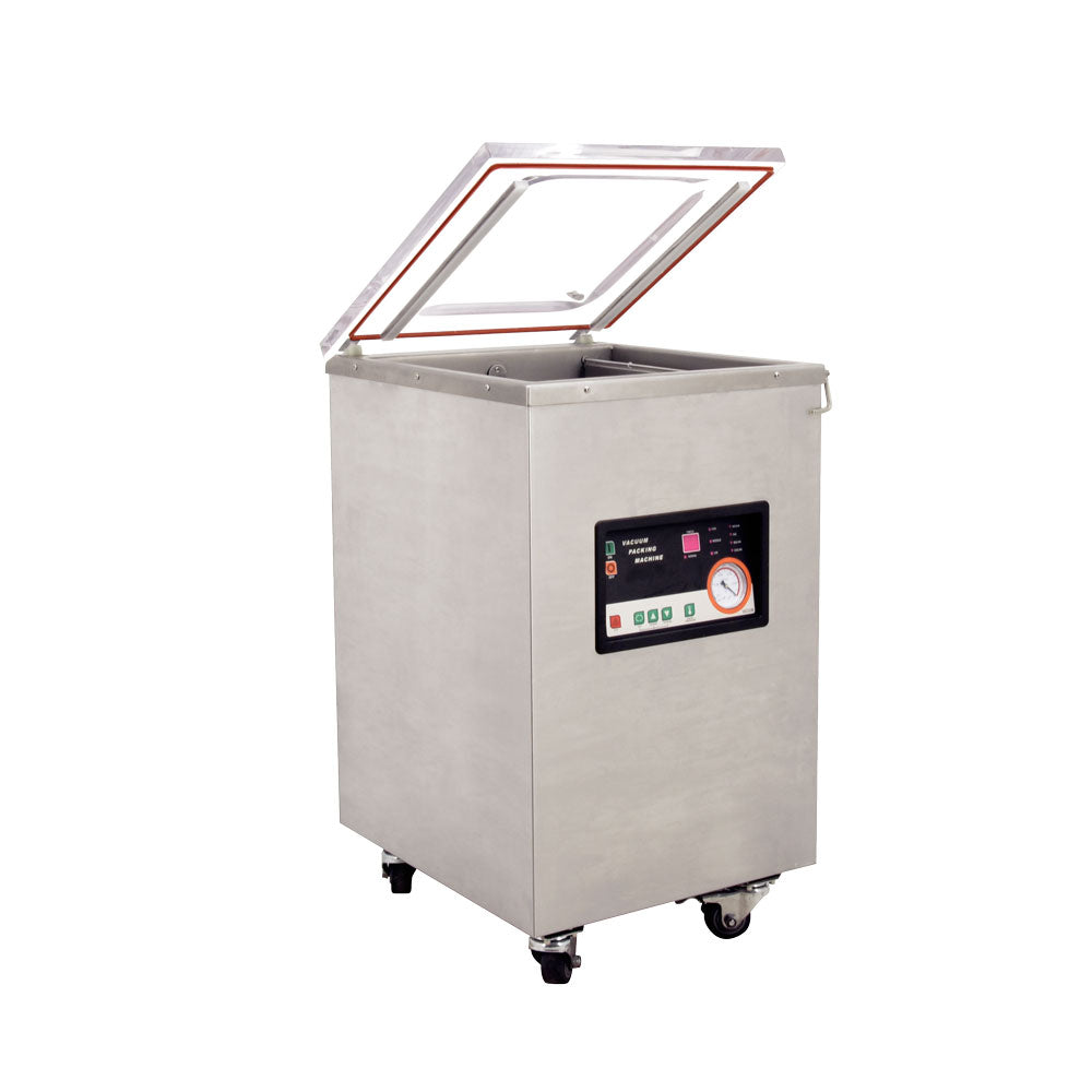 Omcan VP-CN-0971 Floor Model Vacuum Packaging Machine, Double seal bar, 1.2 HP, Stainless Steel