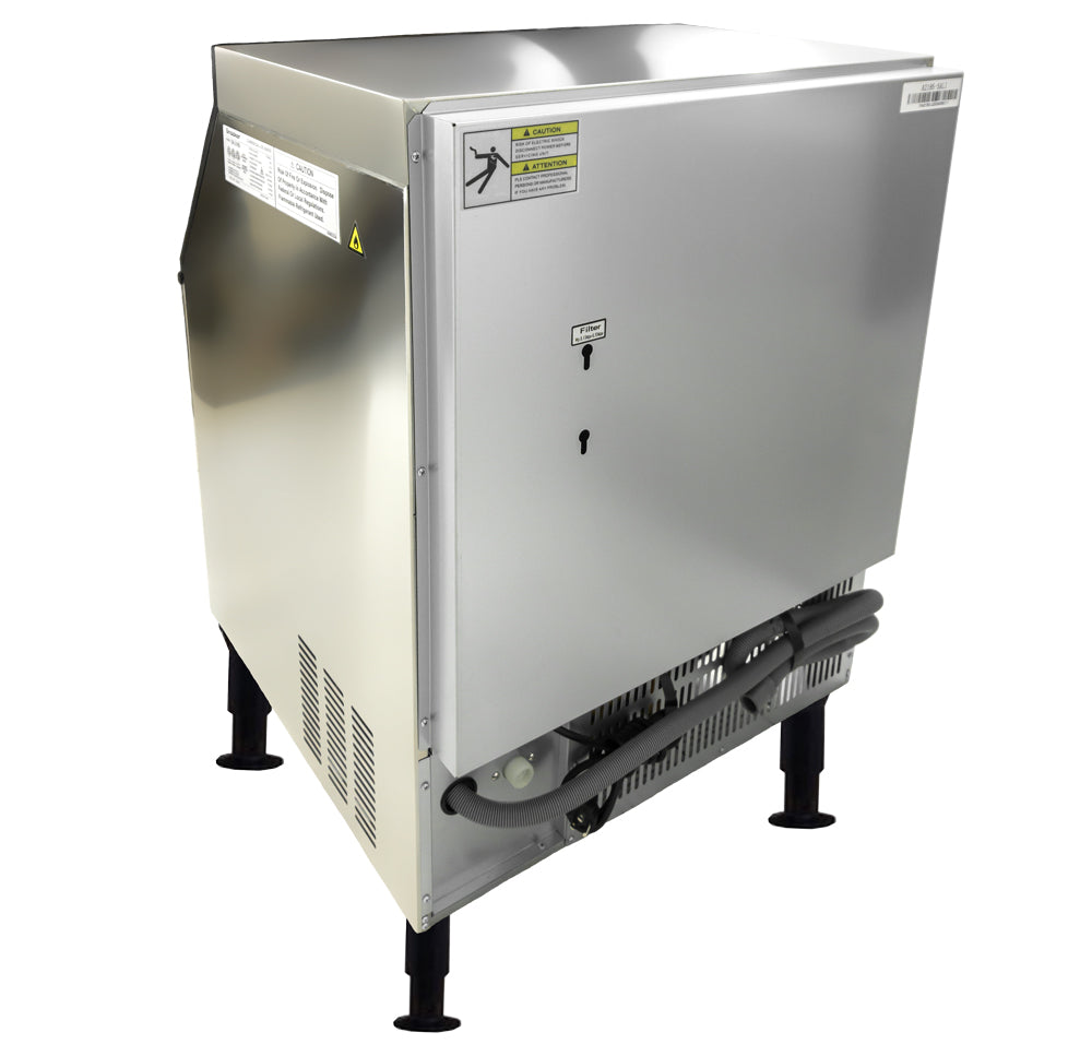 Omcan IC-CN-0219S 26 In. Ice Maker, 210 lb/Day, 79.4 lb Bin, Full Cube, Air Cooled, Energy Star