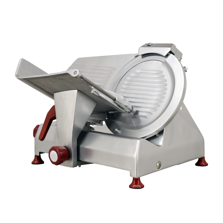 Omcan MS-IT-0330-L 13 In. Medium Duty Belt-Driven Meat Slicer, 370W, Anodized Aluminum Body
