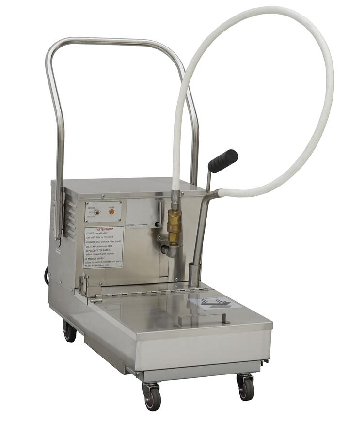 Omcan OF-CN-0057 Oil Filtering Machine, 110 lb (57L) Capacity, 1/3 HP, 3.5 GPM Pump, Stainless Steel