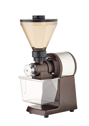 Omcan 46080 Santos 01 Santos #01 Pepper and Spice Grinder with Drawer, 31 lb/Hour, 650W, Adjustable Extra Fine to Extra Coarse