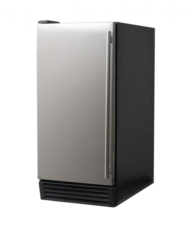 Omcan IC-CN-0012 Countertop Ice Maker, 44 lb/Day Production, 26.5 lb Storage, Cube Ice, R134a, 115V