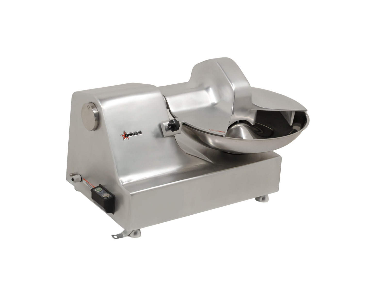Omcan FP-CN-0010 10L (10.57 QT) Bowl Cutter, 1 HP, 1,450 RPM, 480.6 lb/h Productivity