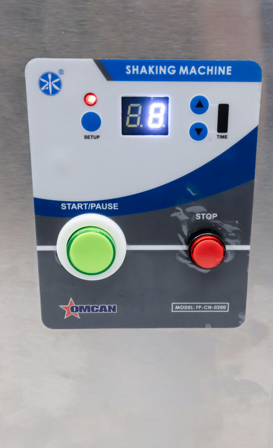 Omcan FP-CN-0200 Bubble Tea Shaking Machine, Double Cup Holders, 500-700 mL Capacity, 60W, Stainless Steel