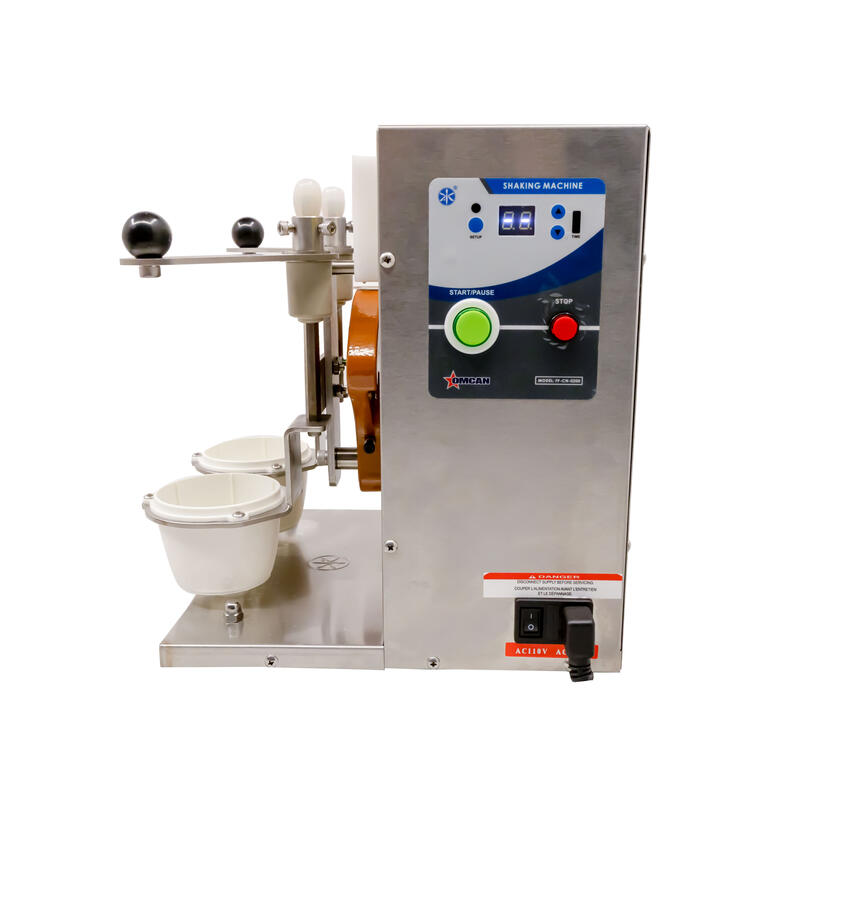 Omcan FP-CN-0200 Bubble Tea Shaking Machine, Double Cup Holders, 500-700 mL Capacity, 60W, Stainless Steel
