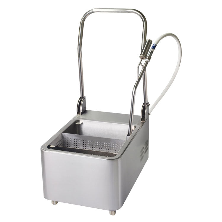 Omcan OF-CN-0023 Oil Filtering Machine, 23L Capacity, 1/3 HP, Stainless Steel 304 Tank