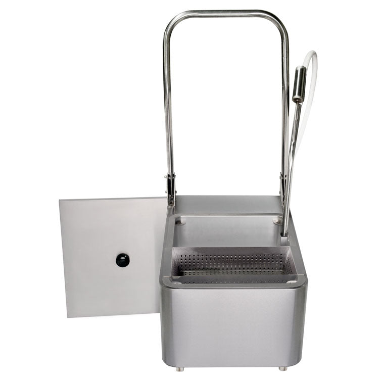 Omcan OF-CN-0023 Oil Filtering Machine, 23L Capacity, 1/3 HP, Stainless Steel 304 Tank