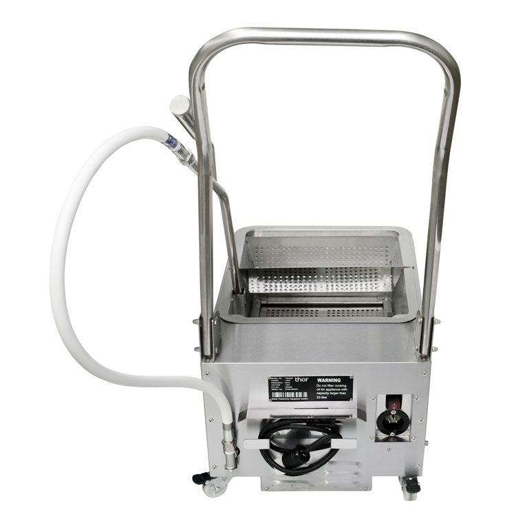 Omcan OF-CN-0023 Oil Filtering Machine, 23L Capacity, 1/3 HP, Stainless Steel 304 Tank