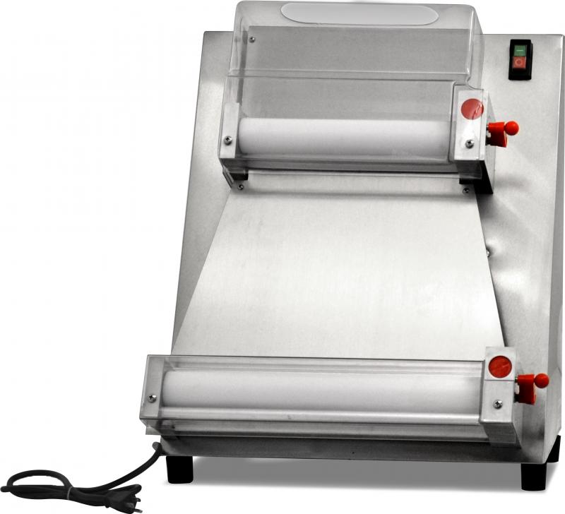 Omcan BE-CN-0400 Pizza Dough Moulder, 16 In. Max Roller Width, 370W, Adjustable Thickness and Diameter