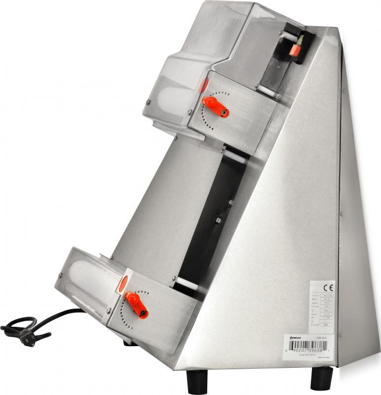 Omcan BE-CN-0400 Pizza Dough Moulder, 16 In. Max Roller Width, 370W, Adjustable Thickness and Diameter