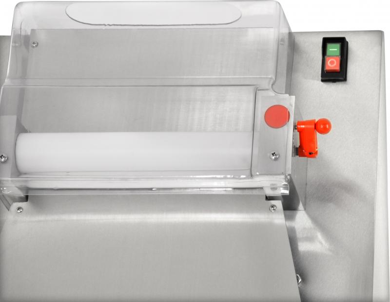 Omcan BE-CN-0400 Pizza Dough Moulder, 16 In. Max Roller Width, 370W, Adjustable Thickness and Diameter
