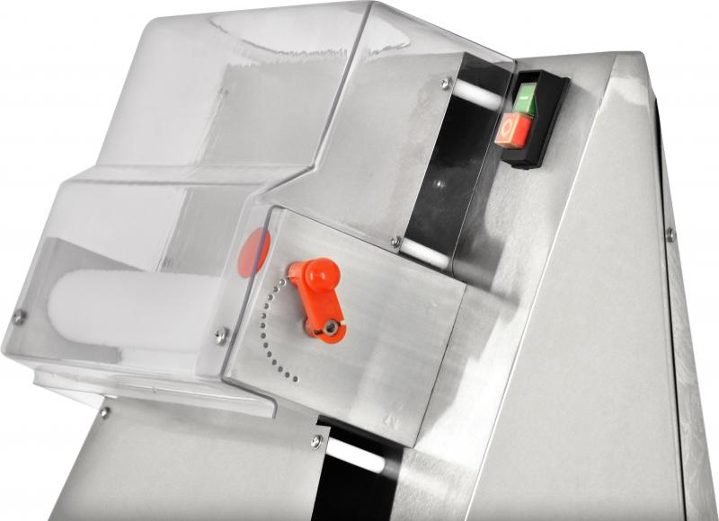 Omcan BE-CN-0400 Pizza Dough Moulder, 16 In. Max Roller Width, 370W, Adjustable Thickness and Diameter