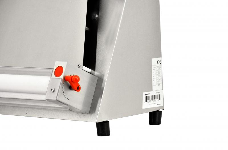 Omcan BE-CN-0400 Pizza Dough Moulder, 16 In. Max Roller Width, 370W, Adjustable Thickness and Diameter
