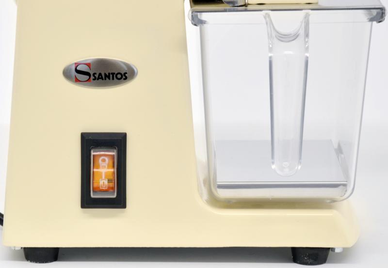 Omcan 44023 Santos 09 Heavy-Duty Countertop Ice Shaver, 220 lb/hr Output, 650W, Adjustable Disc