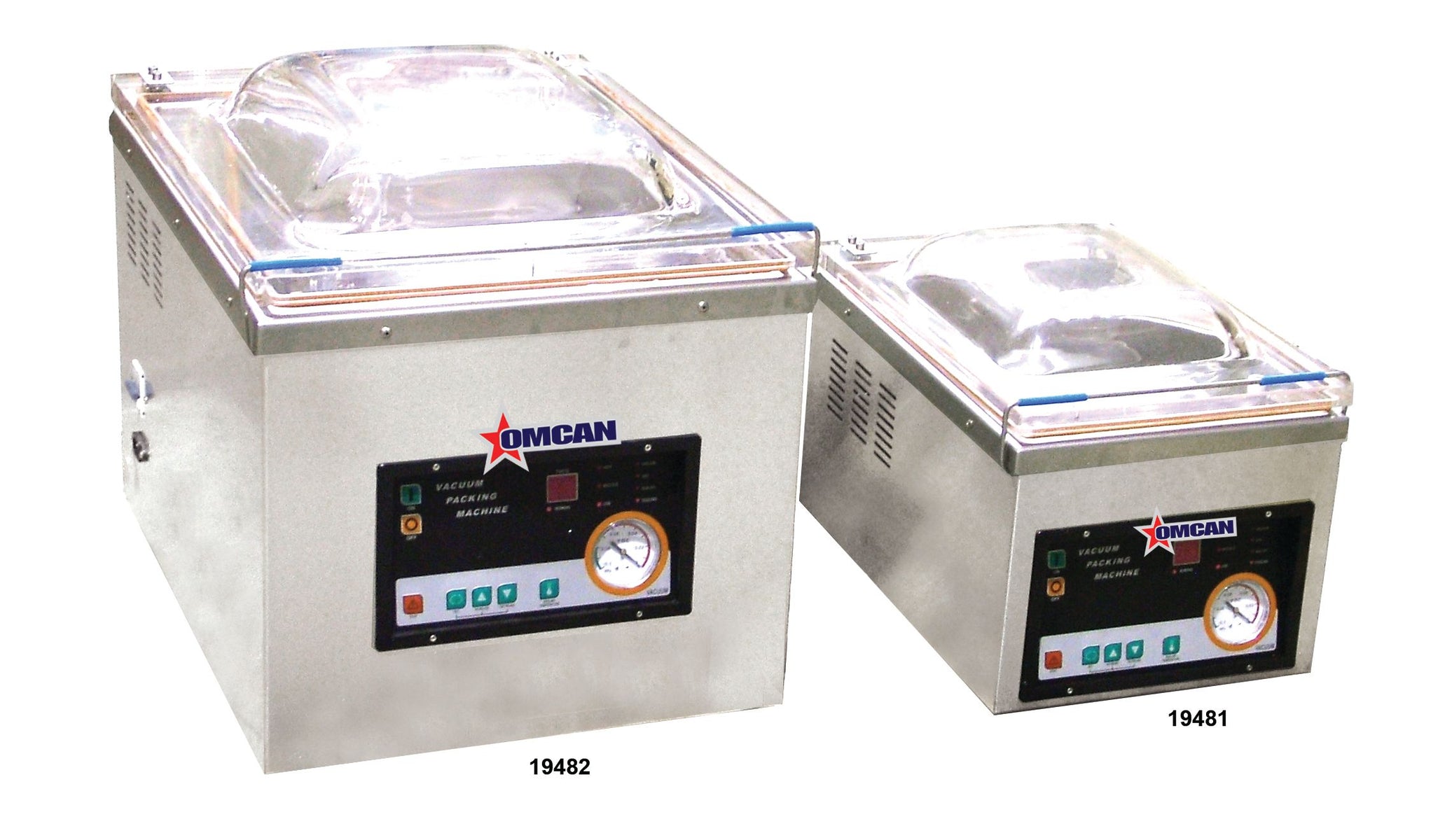 Omcan VP-CN-0749 Countertop Economy Vacuum Packaging Machine, 10.2 In. Seal Bar, 370W, Digital Controls