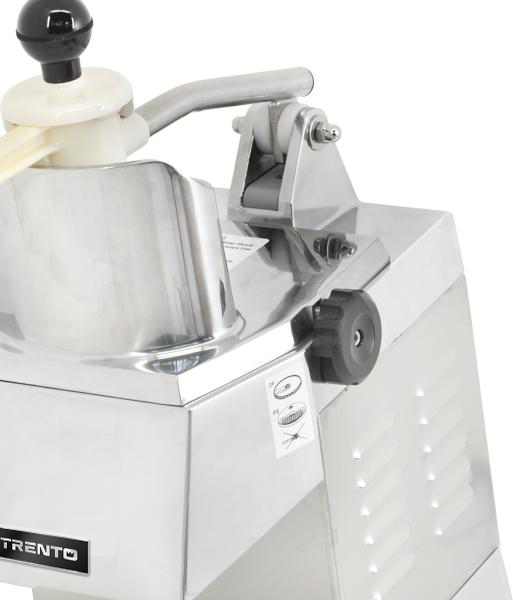 Omcan FP-IT-0300 Heavy-Duty Food Processor, 6 In. Feed Opening, 520W, 300 RPM, 7 Qt. Collection Bin