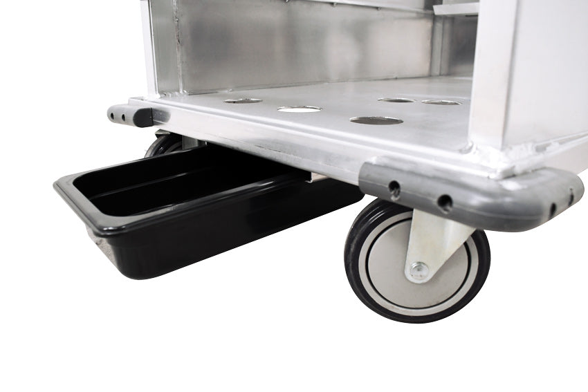 Omcan 31833 22 In. Insulated Heated Proofer Cabinet, 35-Pan Capacity, Casters