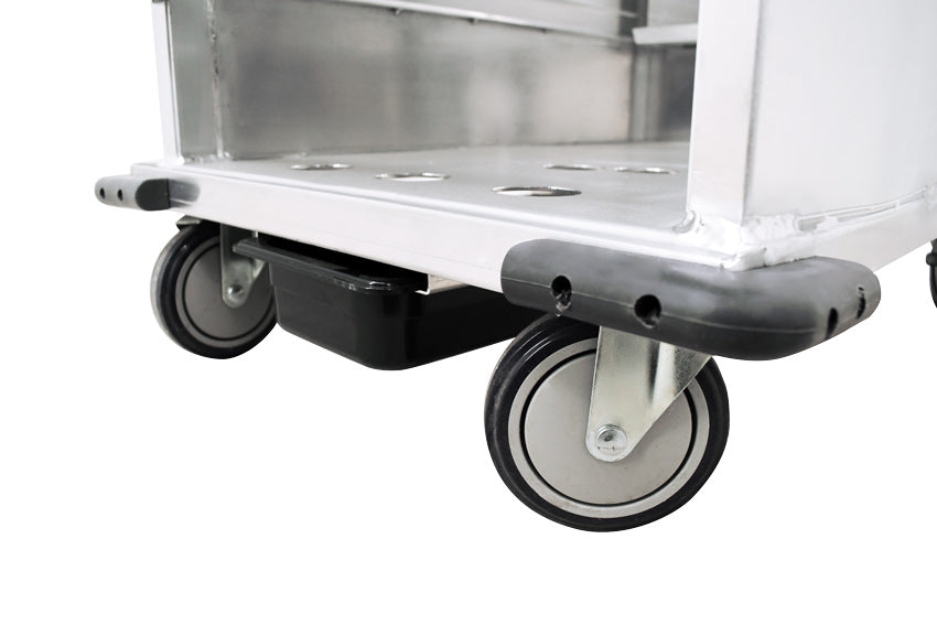 Omcan 31833 22 In. Insulated Heated Proofer Cabinet, 35-Pan Capacity, Casters
