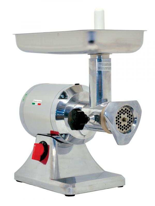 Omcan MG-IT-0022-C #22 Meat Grinder, 1.5 HP, 90 RPM, Stainless Steel Hopper, European-Style Knives