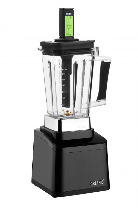 Omcan BL-CN-1000 Brushless DC Motor Blender, 2L Jug, 1,000W, 7 Pre-Programmed Cycles, Touch Panel