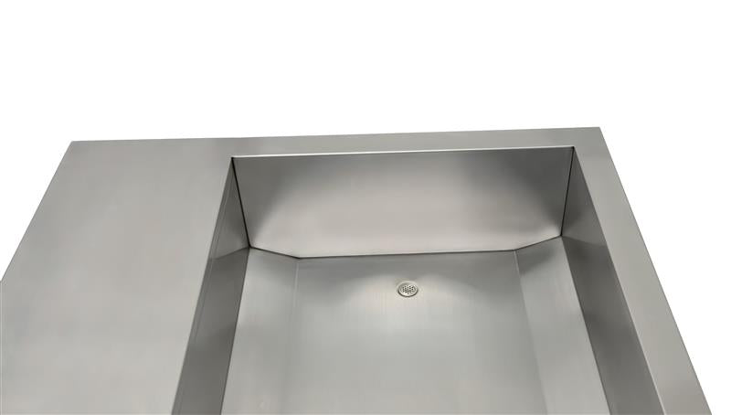 Omcan FW-CN-0005-C 72 In. Electric Steam Table, 5 Pans, Single Water Tank, Storage Cabinet, 4,000W, 240V