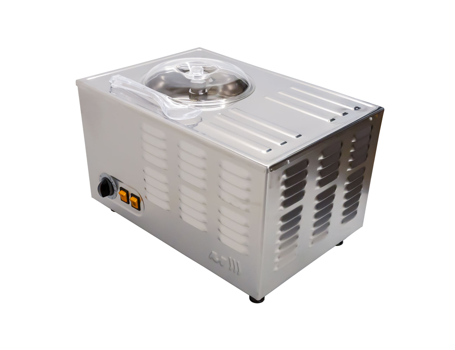 Omcan 58179 Stella Musso Stella Ice Cream Maker, 3L Bowl, 1.5L Ingredient Capacity, 250W, 100% Made in Italy
