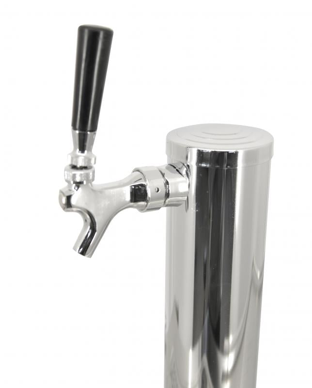 Omcan BD-CN-0007-HC 24 In. Solid Door Beer Dispenser, 1 Keg Capacity, 6.5 Cu. Ft.