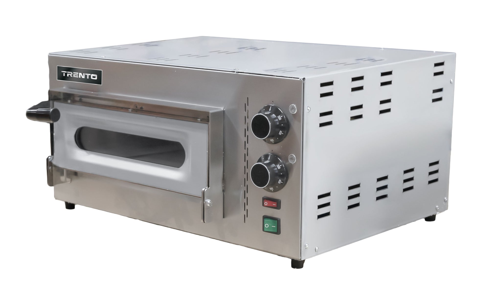 Omcan PE-IT-0005-110V Compact Series Single Chamber Pizza Oven, 2.20 kW, Refractory Brick, One 12" or 13" pizza