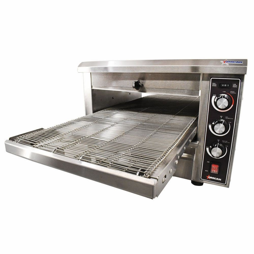 Omcan CE-CN-0356 48 In. Countertop Conveyor Toaster, 14 In. Belt, 3,600W, 240V, Dual Direction Belt