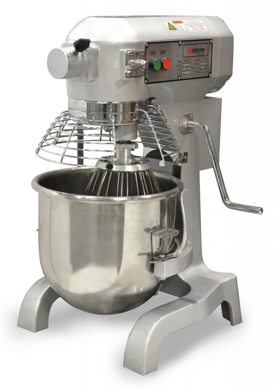 Omcan MX-CN-0020-G 20 Qt General Purpose Planetary Mixer, 1.5 HP / 1,119W, Safety Guard