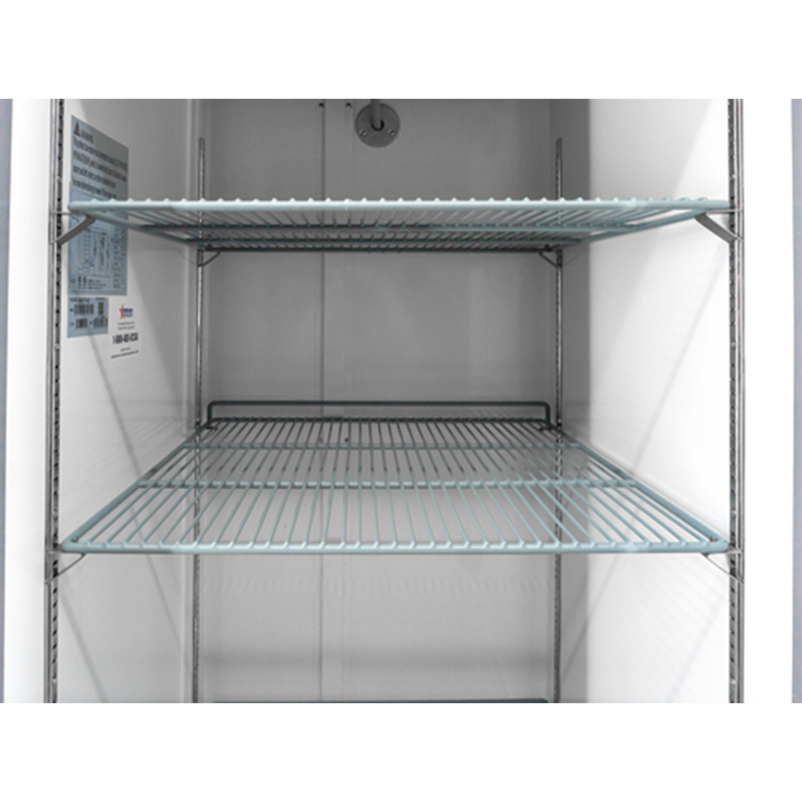 Omcan 59024 Aurora 29 In. Reach-In Refrigerator, 20.6 cu. ft. (583L), Stainless Steel, 1 Solid Door