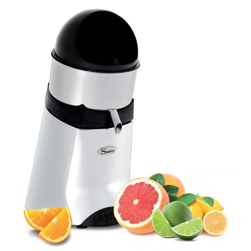 Omcan 46268 SANTOS 126°F Santos #52 Commercial Citrus Juice Extractor, Chrome, 260W