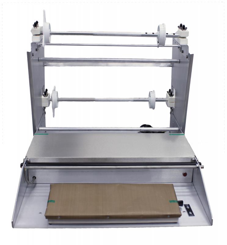 Omcan SE-US-0533-D Two-Roll Capacity Wrapping Machine, 6" x 15" (152 x 381 mm) Hot Plate, Stainless Steel