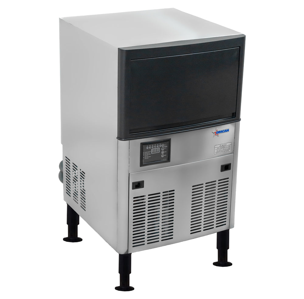 Omcan IC-CN-0089S 19.7 In. Ice Maker, 79 lb/Day, 33.1 lb Bin, Full Cube, Air Cooled, Energy Star