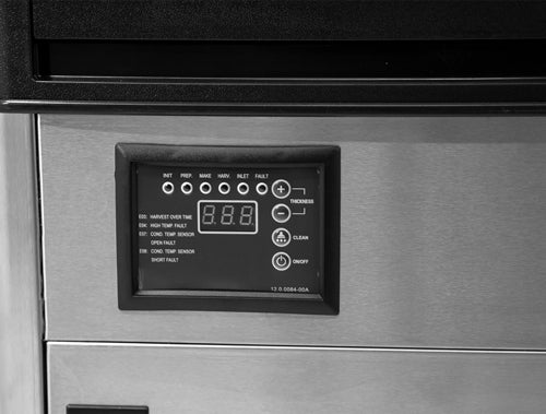 Omcan IC-CN-0089S 19.7 In. Ice Maker, 79 lb/Day, 33.1 lb Bin, Full Cube, Air Cooled, Energy Star