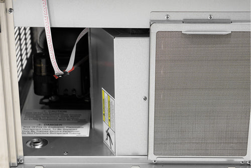Omcan IC-CN-0089S 19.7 In. Ice Maker, 79 lb/Day, 33.1 lb Bin, Full Cube, Air Cooled, Energy Star