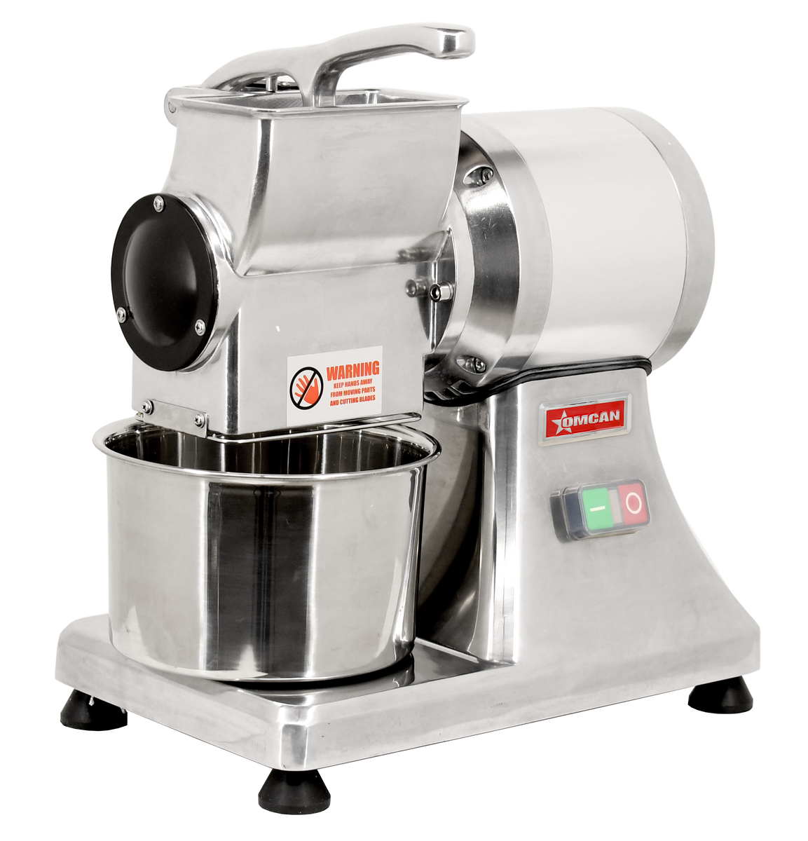 Omcan GR-CN-0559 16 In. Electric Cheese Grater, 560W, 88 lb/hr, Aluminum Alloy