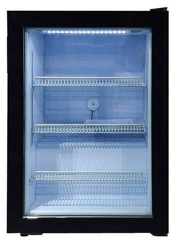 Omcan FR-CN-0098-NB 23 In. Countertop Display Freezer, 98L (3.46 Cu. Ft.), R290a, Manual Defrost, 3 Adjustable Shelves