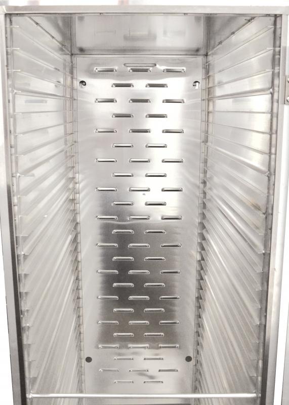 Omcan 31834 21 In. Non-Insulated Heated Proofer Cabinet, 35-Pan Capacity, Casters