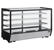 Omcan RS-CN-0225S-5 48 In. Countertop Square Glass Refrigerated Display Showcase