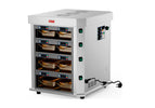 Omcan FW-CN-0004-V 21 In. Vertical 4-Channel Countertop Food Warmer, Stainless S