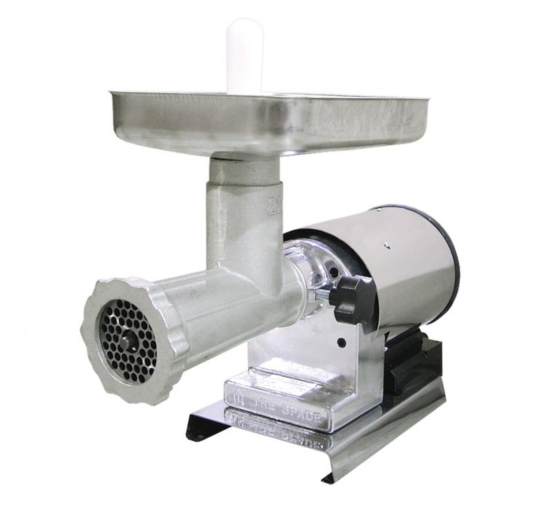 Omcan MG-IT-0022 #22 Moderate-Duty Meat Grinder, 1.25 HP, Cast Iron, 100 RPM