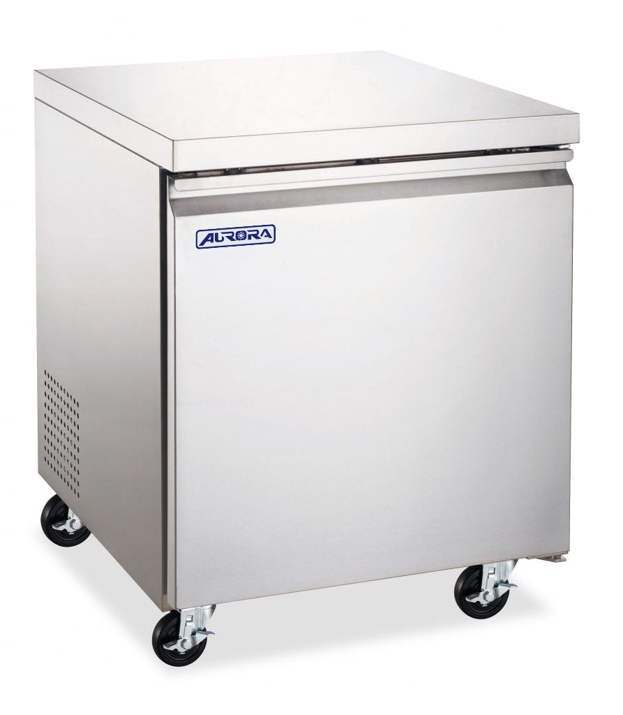 Omcan RE-CN-0006E-HC Aurora 27 In. Undercounter Refrigerator, Single Door, 6.3 Cu. Ft., R290