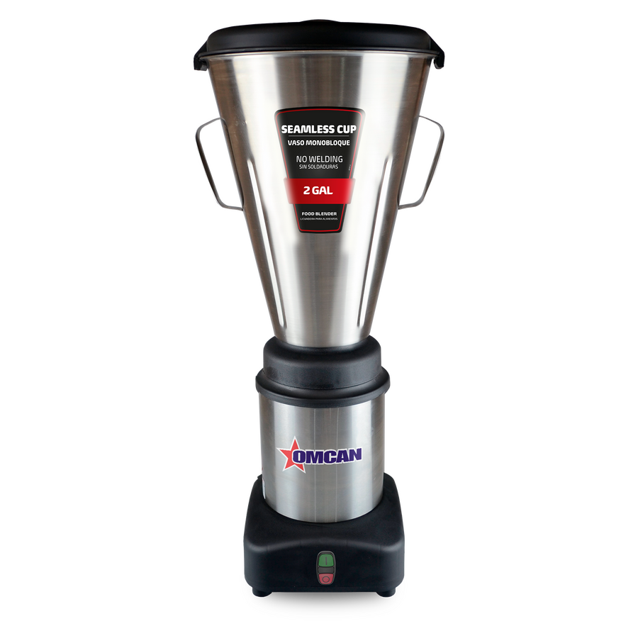 Omcan BL-BR-0008 8L (1.75 Gal.) Countertop Blender, Removable Stainless Steel Cup, 373W