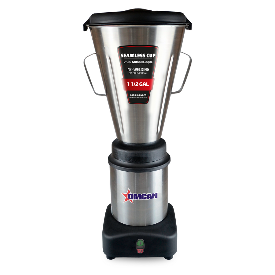 Omcan BL-BR-0006 6L (1.31 Gal.) Countertop Blender, Removable Stainless Steel Cup, 373W