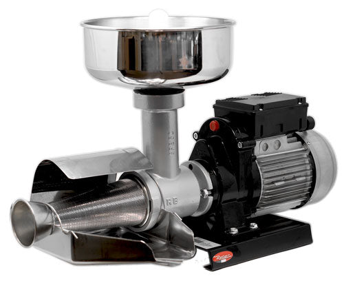 Omcan TS-IT-0110-L Electric Tomato Squeezer, 600W, 110 RPM, AISI 304 Stainless Steel, Meat Grinder Attachment Available